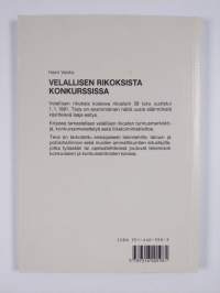 Velallisen rikokset konkurssissa
