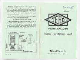Teho puuhiilikaasutin- esite 1940