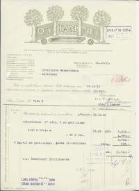 Tammet Oy helsinki 1951 -  firmalomake 2