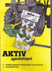 Aktiv -sprintteri, myyntiesite.1973.