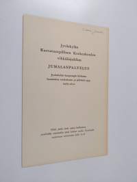 Aseina aine, hengen hehku, sana - Jyväskylän kasvatusopillisen korkeakoulun vihkiäiskantaatti 30. 5. 1959