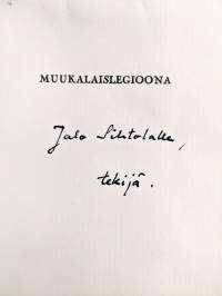 Muukalaislegioona (tekijän omiste, lukematon)
