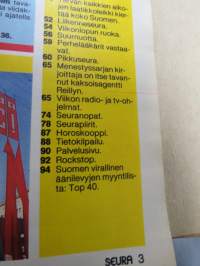 Seura 1986 nr 10, Olof Palmen murha, Viking Line Olympia,  katso tarkemmin sisällysluettelo