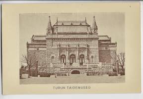Turku Turun Taidemuseo -  paikkakuntakortti  postikortti kulkematon
