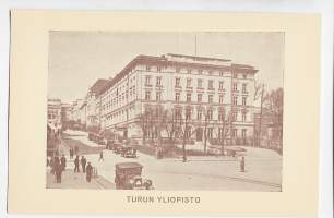 Turku Turun Yliopisto -  paikkakuntakortti  postikortti kulkematon
