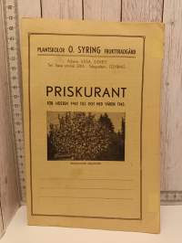 Puutoimistot O. Syring hedelmätarha