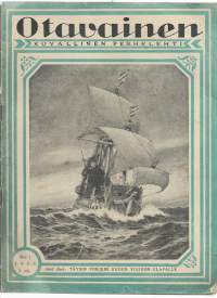 Otavainen 1923 nr 1 Kuvallinen perhelehti  kansi Adolf Bock - Täysin purjein