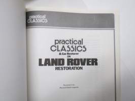 Land-Rover Restoration - Practical Classics &amp; Car restorer on Series 1 Land-Rover