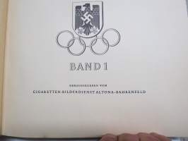 Die Olympischen Spiele 1936 Band I Garmisch-Partenkirchen &amp; Band II Berlin - suomalaiselle olympiamitalistille - Kaarlo Toivonen - virallisesti lahjoitetut kappaleet
