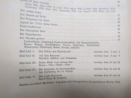 Die Olympischen Spiele 1936 Band I Garmisch-Partenkirchen &amp; Band II Berlin - suomalaiselle olympiamitalistille - Kaarlo Toivonen - virallisesti lahjoitetut kappaleet