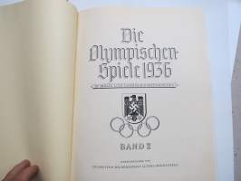 Die Olympischen Spiele 1936 Band I Garmisch-Partenkirchen &amp; Band II Berlin - suomalaiselle olympiamitalistille - Kaarlo Toivonen - virallisesti lahjoitetut kappaleet