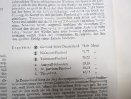 Die Olympischen Spiele 1936 Band I Garmisch-Partenkirchen &amp; Band II Berlin - suomalaiselle olympiamitalistille - Kaarlo Toivonen - virallisesti lahjoitetut kappaleet