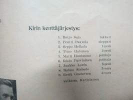Loimaan Palloilijat - Pesäpallo 1961 -käsiohjelma LP - Jyväskylän Kiri 6.6.1961