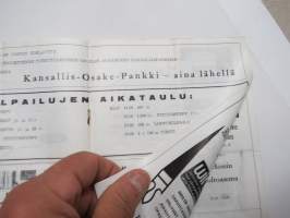 Loimaan Voima - Kansalliset yleisurheilukilpailut 20.6.1965 -käsiohjelma