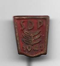 SDP 1941 neulamerkki rintamerkki