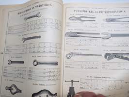 Julius Tallberg - Hintaluettelo nr 3 - Konetehtaitten, pajojen, valimoitten, levysepänpajojen, ynnä putkityö- ja montteeraustyökalut