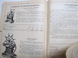 Julius Tallberg - Hintaluettelo nr 3 - Konetehtaitten, pajojen, valimoitten, levysepänpajojen, ynnä putkityö- ja montteeraustyökalut