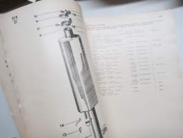 Zetor 8011, 8045, 12011, 12045 List of Spare Parts, Ersatzteilliste -varaosaluettelo