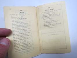 Sanat Laulajaisiin, jotka Waasassa pystytettävän Runebergin-Rintakuvan hyväksi antoi Waasan Soitannollisseuran Mieskvartetti 1886 - Text till Konserterna gifna till