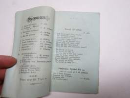Text till Sångarkören M. M:s konsert Torsdagen den 1 December 1887 (i Helsingfors)