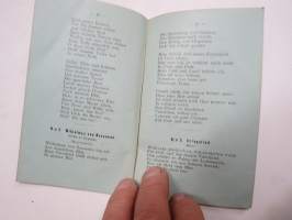 Text till Sångarkören M. M:s konsert Torsdagen den 1 December 1887 (i Helsingfors)