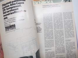 Tekniikka-lehtiä vv. 1973-1977 yhteensä 24 kappaletta