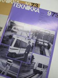 Tekniikka-lehtiä vv. 1973-1977 yhteensä 24 kappaletta