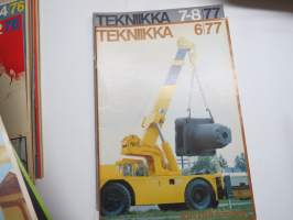 Tekniikka-lehtiä vv. 1973-1977 yhteensä 24 kappaletta