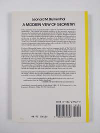 A Modern View of Geometry (ERINOMAINEN)