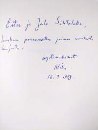 Surun ja ilon kaupunki (signeerattu, tekijän omiste)
