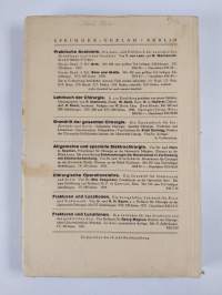 Lehrbuch der kriegschirurgie