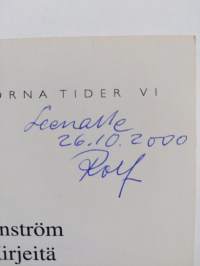 Brev = Kirjeitä (signeerattu, tekijän omiste)