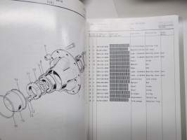 Sisu Varaosakirja III Spare Parts 140-198 (Perä, etuakselistot, taka-akselistot, kaasuviusto, hydrauliikka, vaihdevivusto yms.) 08.91