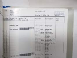 Sisu Varaosakirja III Spare Parts 140-198 (Perä, etuakselistot, taka-akselistot, kaasuviusto, hydrauliikka, vaihdevivusto yms.) 08.91