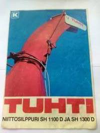 TUHTI Niittosilppuri SH 1100D, SH 1300D -myyntiesite