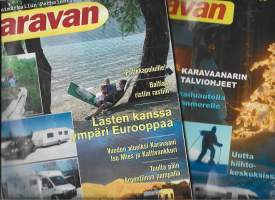 Caravan  2000 nr 6 ja 2005 nr 3 Karavaanimatkailun perhelehti yht 2 kpl