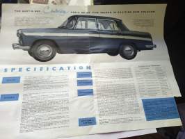 Specification of the new Austin A60 Cambridge - myyntiesite