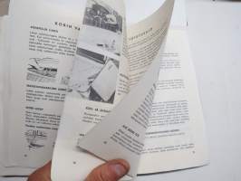 Opel Rekord, Rekord Coupe, Caravan, Delivery Van käsikirja -käyttöohjekirja