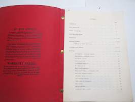 McCormick International B-414 Tractor Diesel and petrol models Operator´s manual