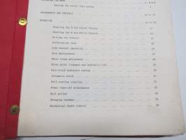 McCormick International B-414 Tractor Diesel and petrol models Operator´s manual