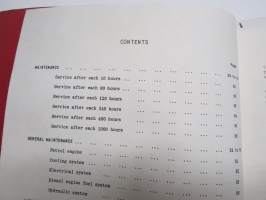 McCormick International B-414 Tractor Diesel and petrol models Operator´s manual
