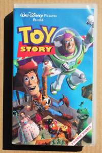 VHS - Walt Disney Pictures - Toy Story, 1995. Kesto 77 min. Suomenkielinen puhe