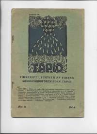 Tapio  tidskrift utgiven af Finska Skogsföreningen Tapio  1909 nr 11