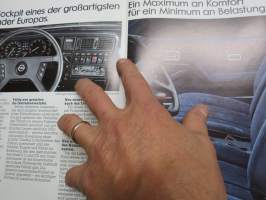 Opel Senator 1981? -myyntiesite / brochure