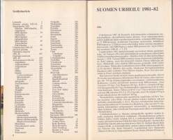 Urheilun vuosikirja 4 - 1981-1982. Urheiluvuoden tärkeimmät tapahtumat yksissä kansissa