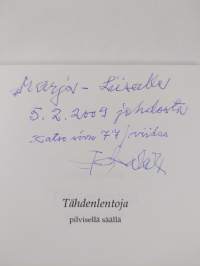 Tähdenlentoja pilvisellä säällä (signeerattu, tekijän omiste)