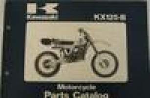 Kawasaki KX125B1 parts catalog 28.10.1981