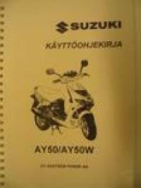 Suzuki AY50/AY50W käyttöohjekirja
