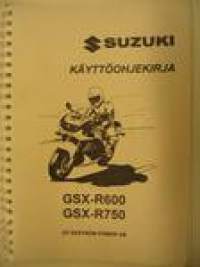 Suzuki GSX-R600 käyttöohjekirja