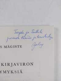 Vanhan kirjaviron kysymyksiä - tutkielmia viron kirjakielen varhaisvaiheista 1200-luvulta 1500-luvun lopulle (signeerattu, tekijän omiste)